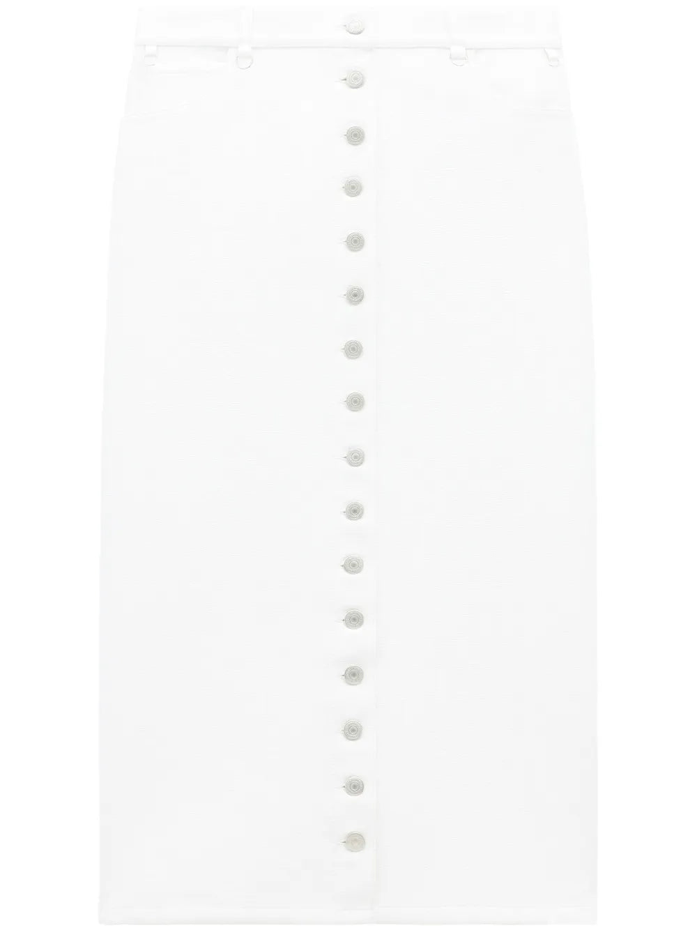 Multiflex Patent-Finish Midi Skirt