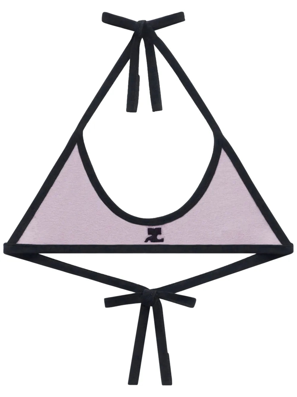 Contrasting-Trim Bralette