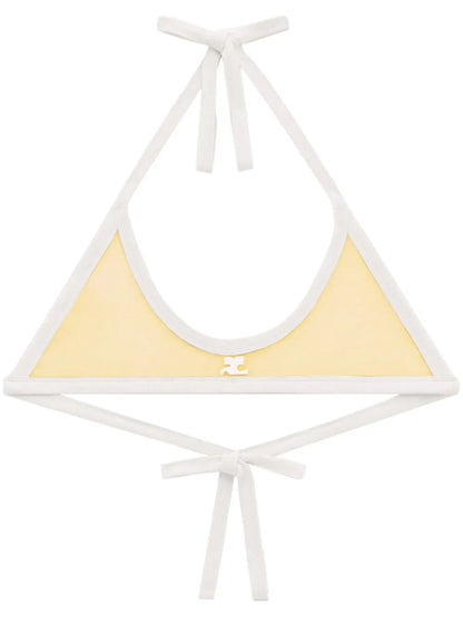 Contrasting-Trim Bralette