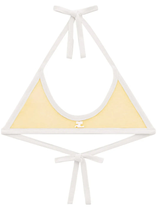 Contrasting-Trim Bralette