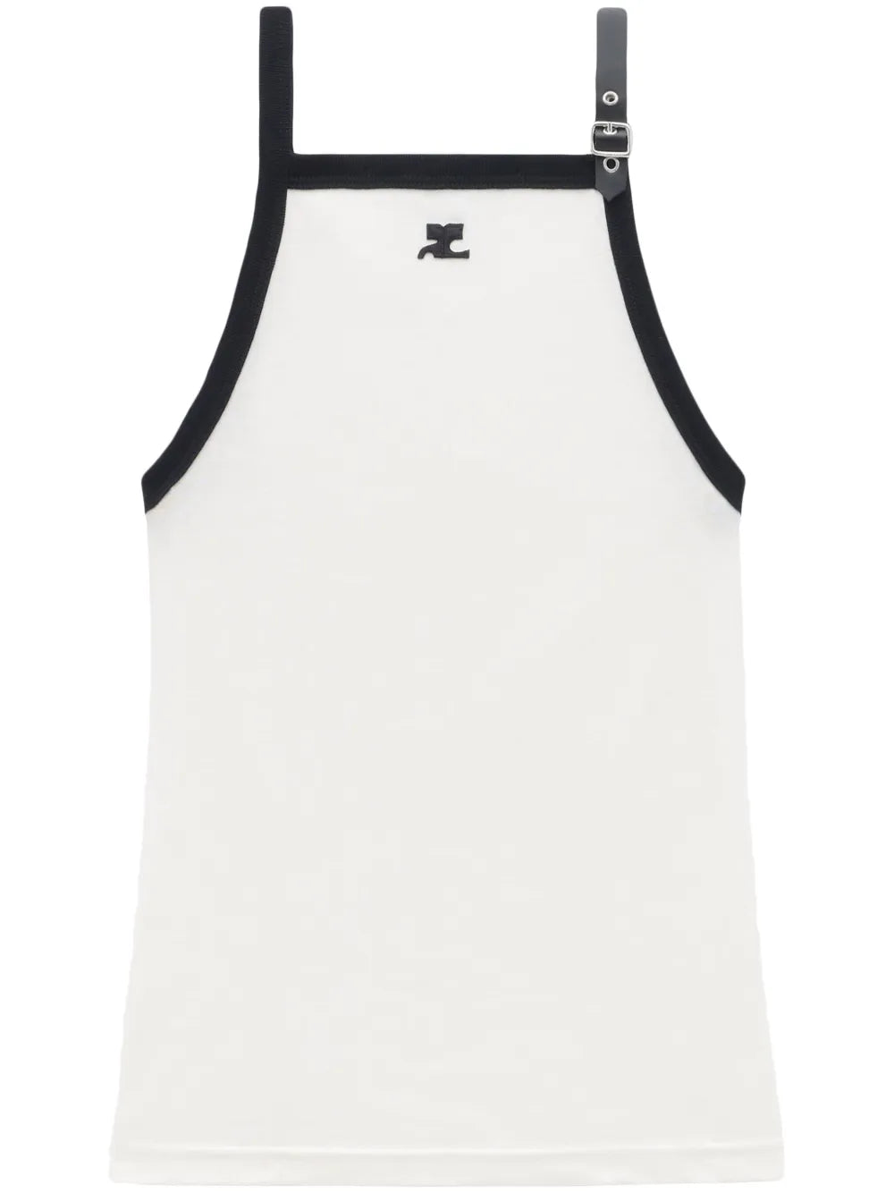 Buckle Cotton Tank Top