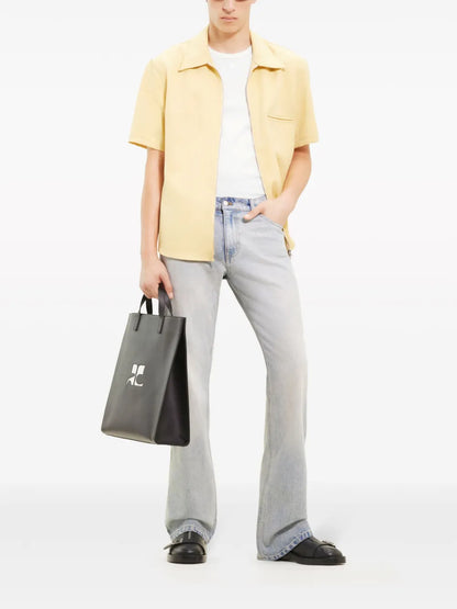 Logo-Appliqué Twill Shirt
