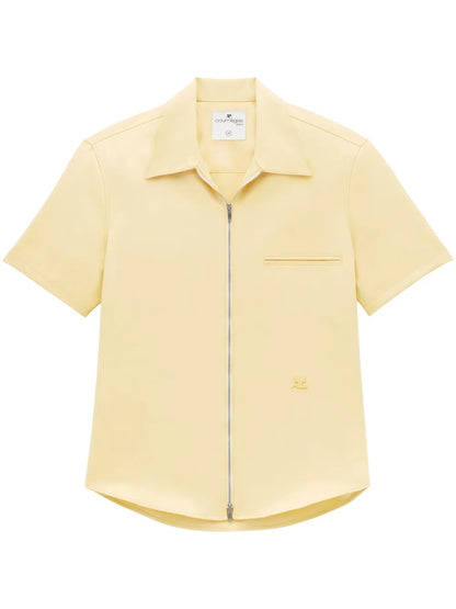Logo-Appliqué Twill Shirt