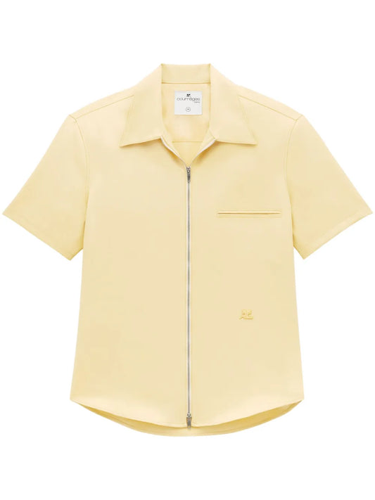 Logo-Appliqué Twill Shirt