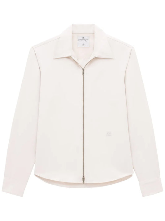 Zipped Twill Shirt