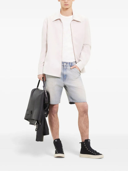 Zipped Twill Shirt