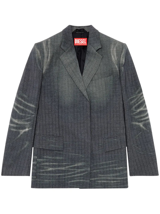 G-Kess Whiskering-Effect Blazer