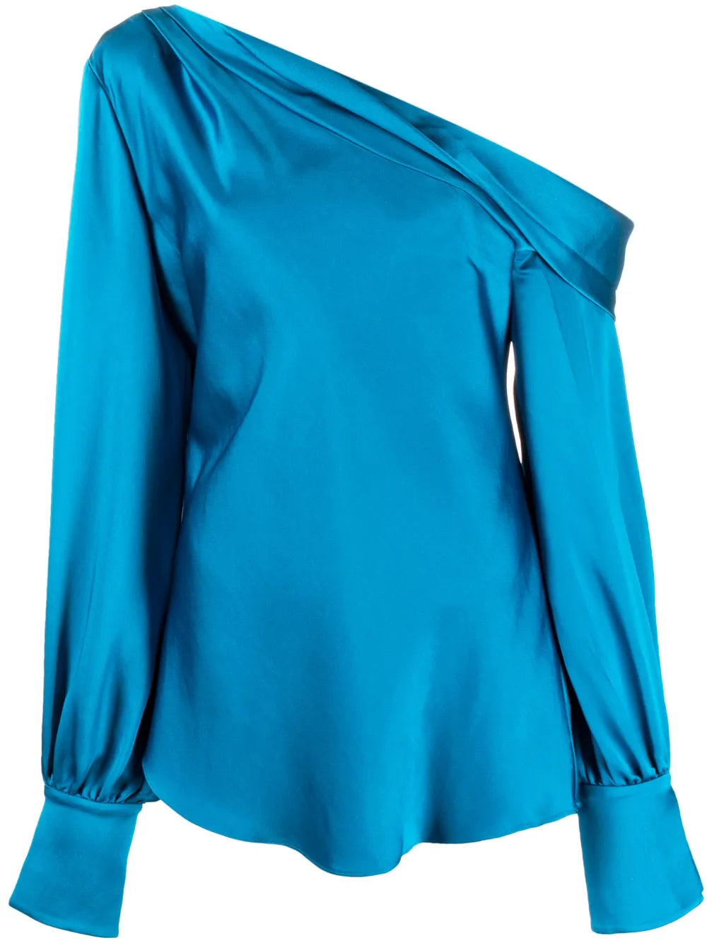 Alice Satin Off-Shoulder Top