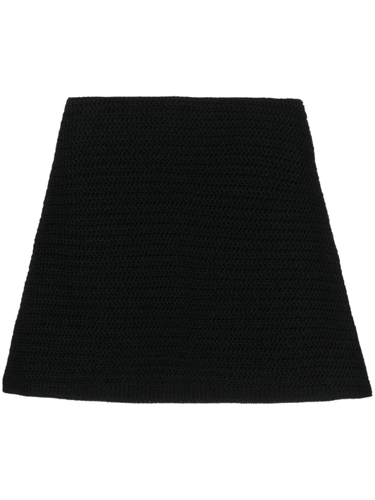 A-Line Knitted Miniskirt