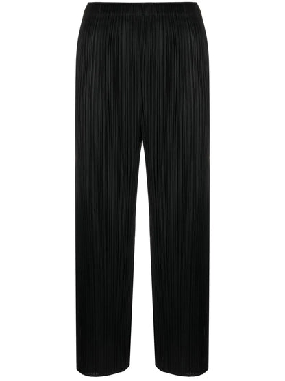 Cropped Pleated Trousers
