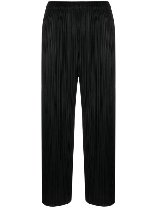 Cropped Pleated Trousers
