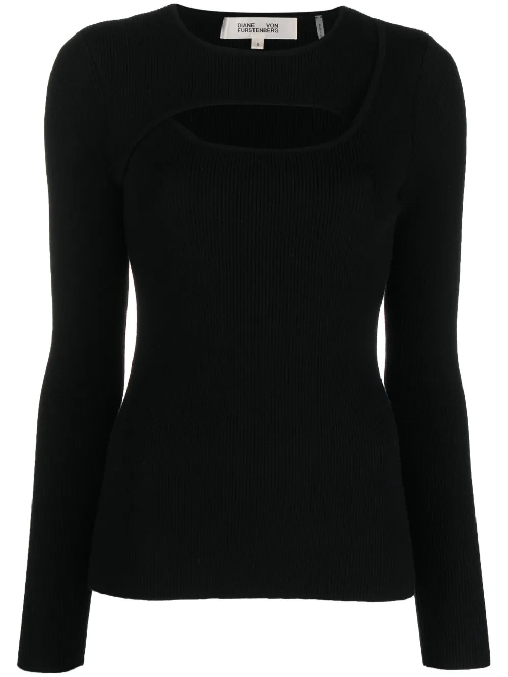 Cut-Out Long-Sleeve Top