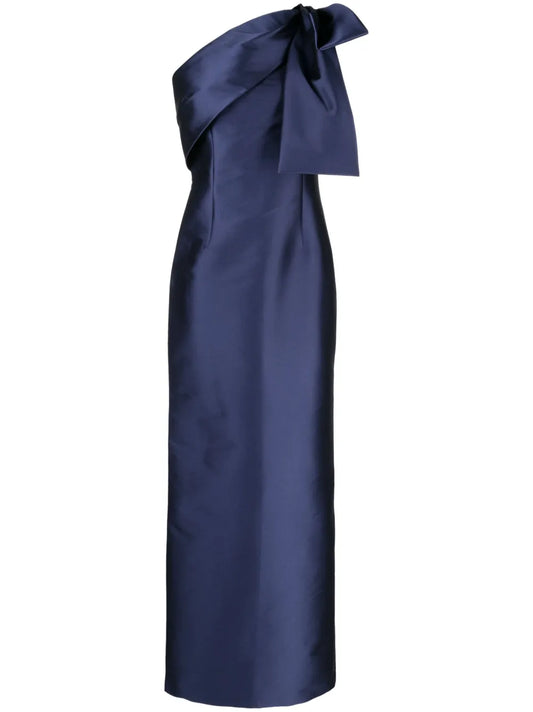 Bonnie Bow Satin-Finish Gown
