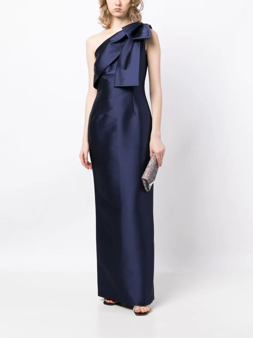 Bonnie Bow Satin-Finish Gown