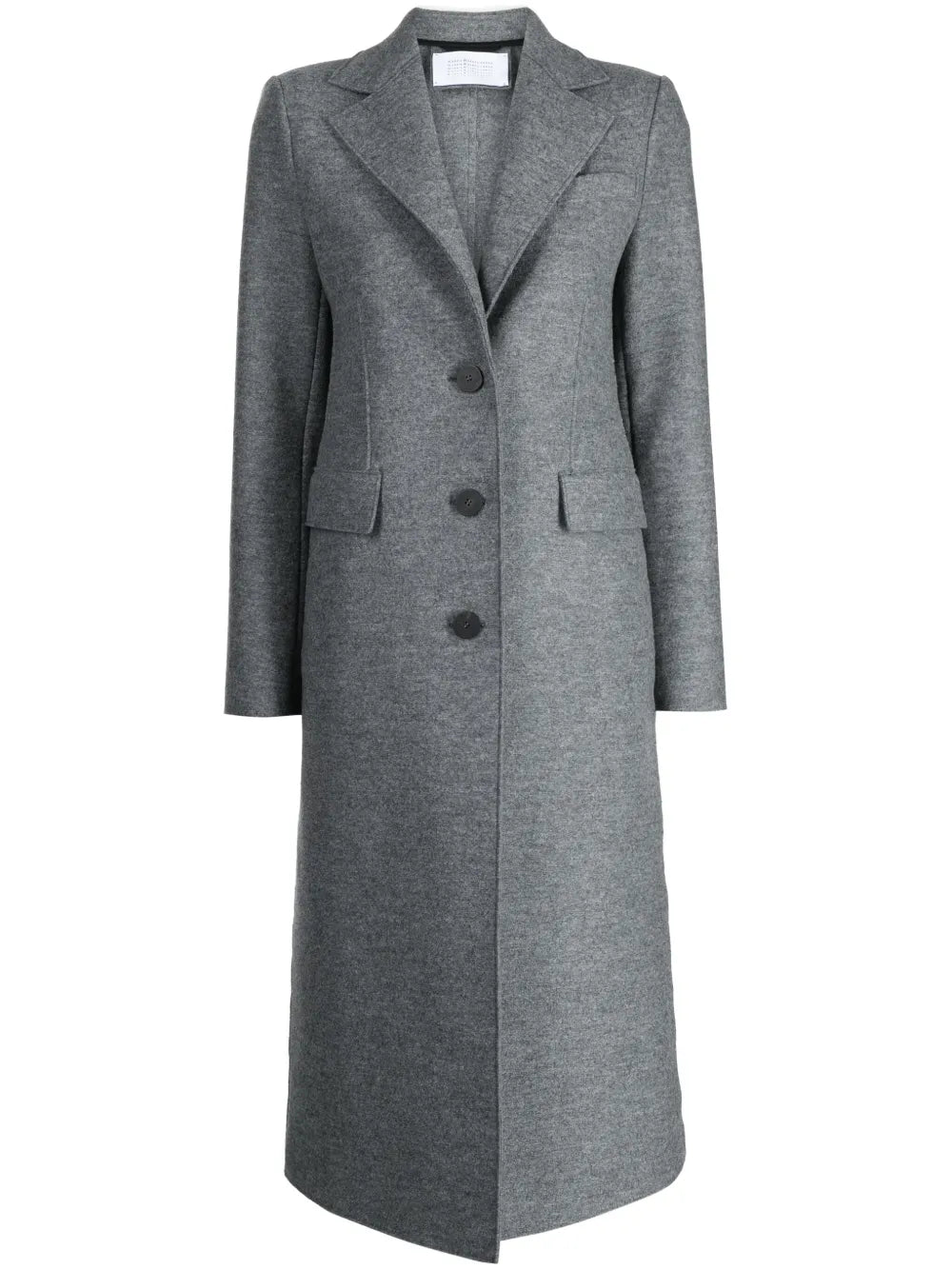 Single-Breasted Virgin Wool Coat