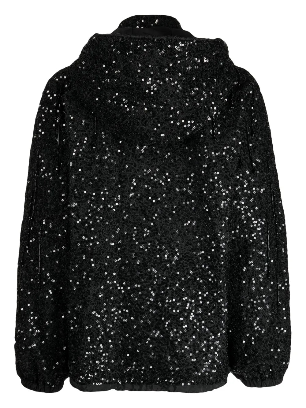 Sequin-Embellished Bomber Jacket