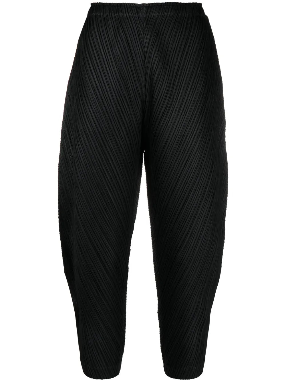 Plissé Cropped Trousers
