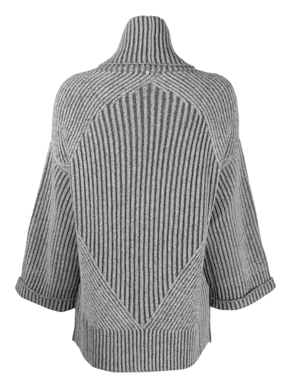 Star-Embroidered Roll-Neck Jumper