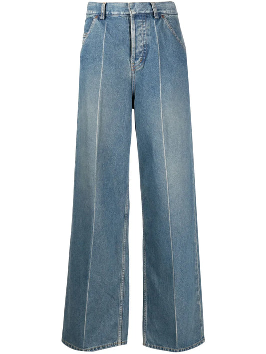 High-Rise Wide-Leg Jeans