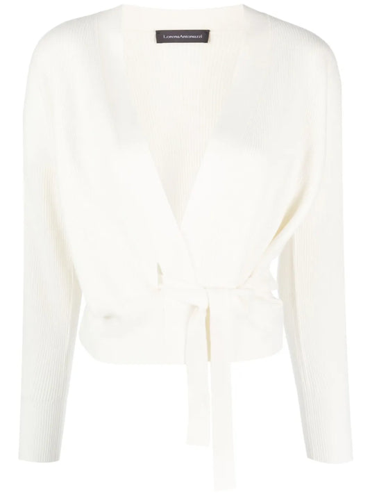 Tied-Waist Cashmere Cardigan