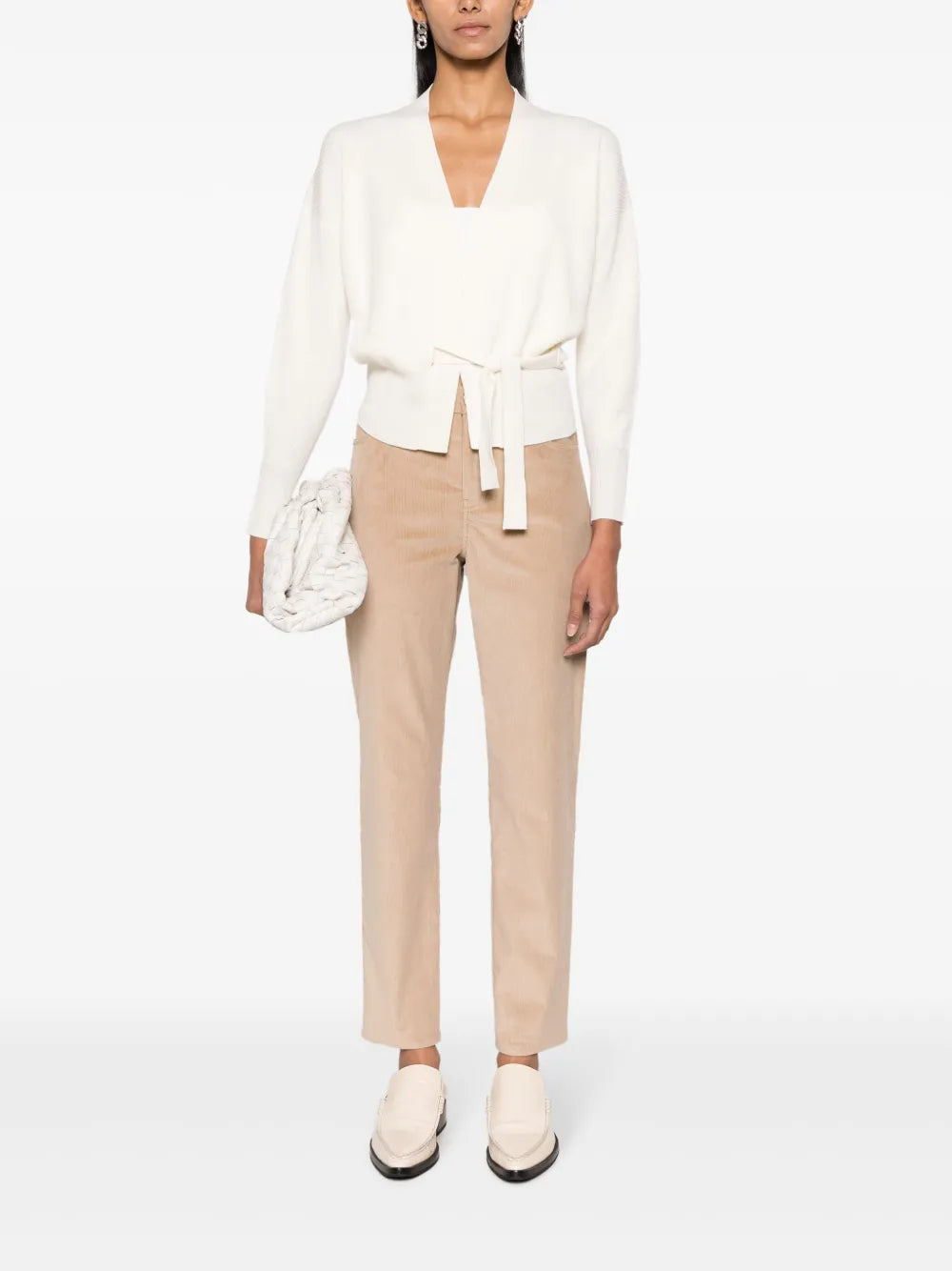 Tied-Waist Cashmere Cardigan