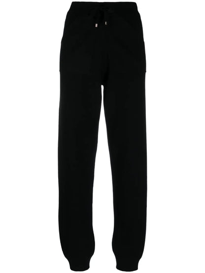 Drawstring Waist Wool-Blend Track Pant