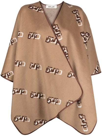 Curtis Logo-Jacquard Cape