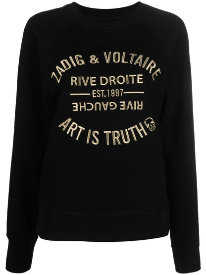 Logo-Embroidered Organic-Cotton Sweatshirt