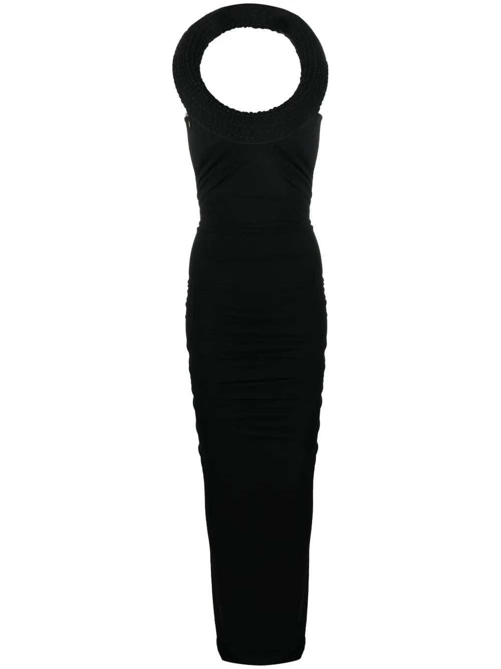 Round-Neck Sleeveless Gown