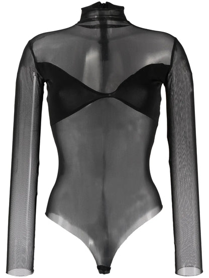 Panelled Mesh Bodysuit