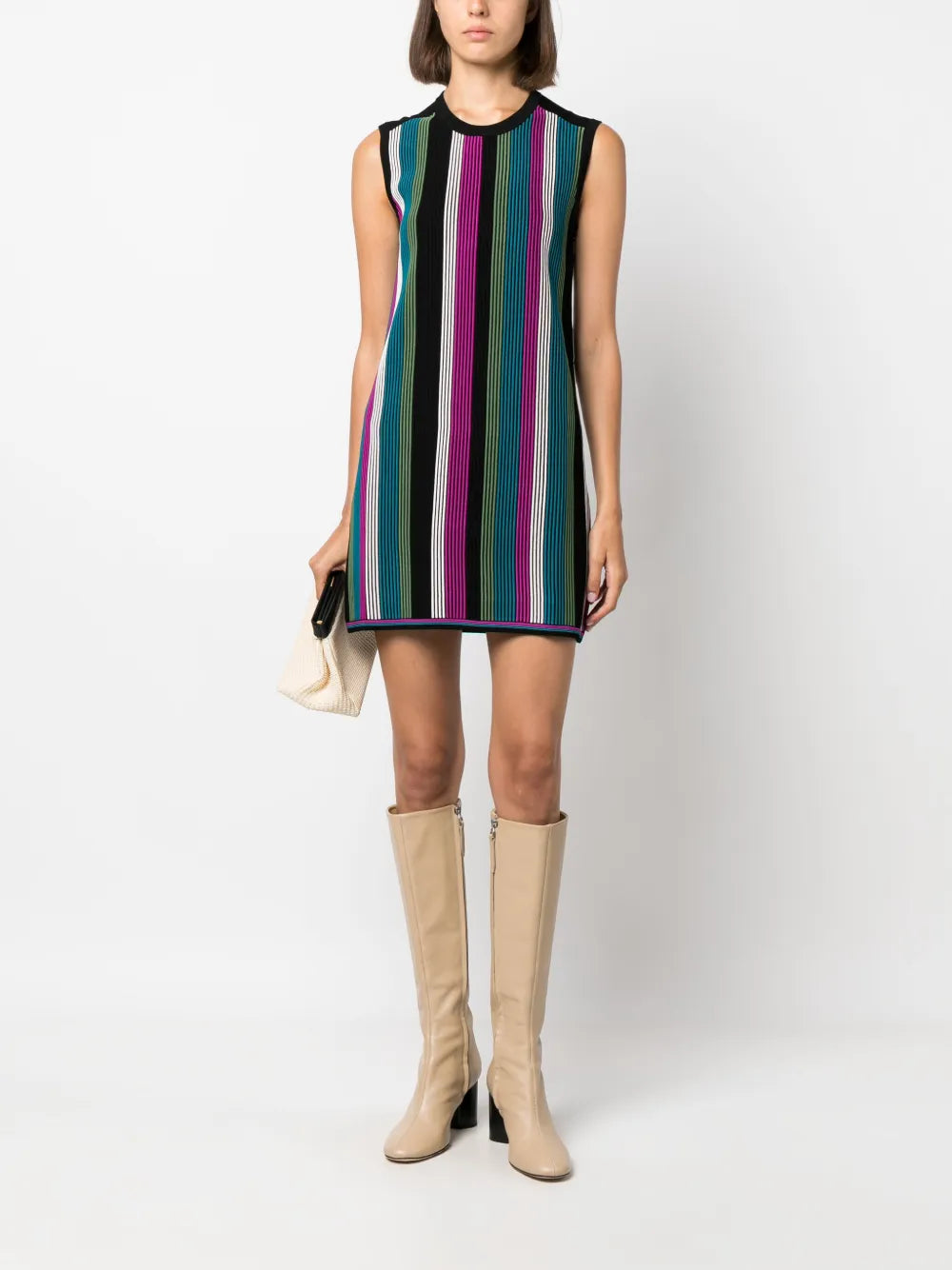 Meta Striped Minidress