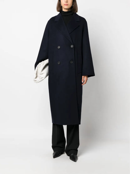 Clara Double-Breasted Wool Coat