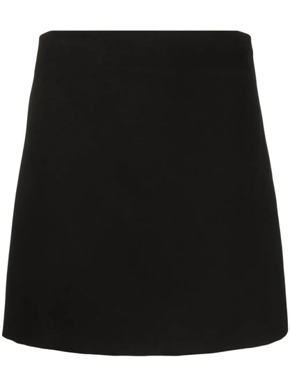 High-Waist A-Line Mini Skirt