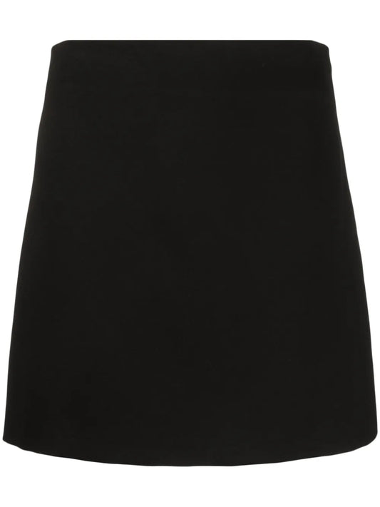 High-Waist A-Line Mini Skirt