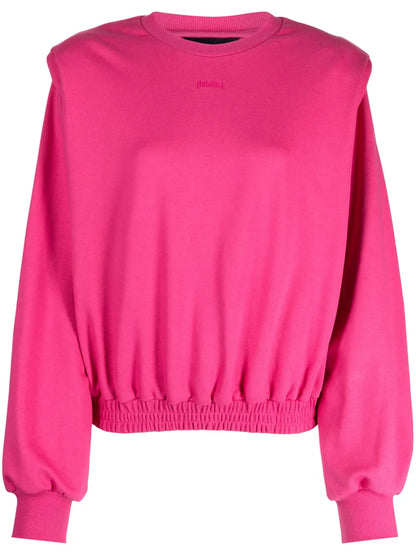 Logo-Embroidered Cotton Jumper