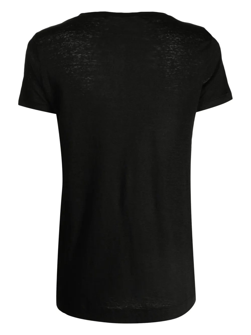 Boat-Neck Short-Sleeve T-Shirt