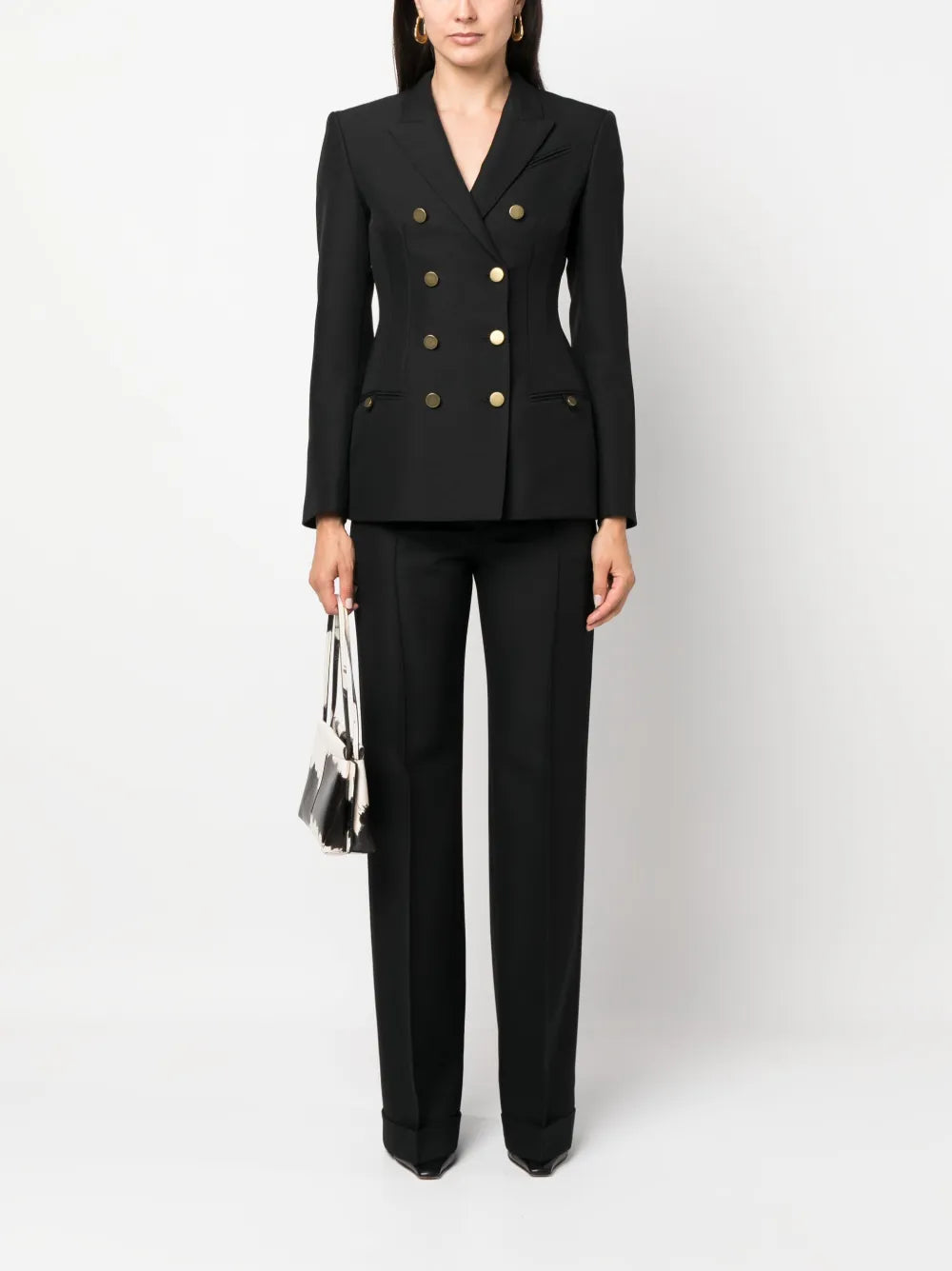 Pressed-Crease Tailored Trousers