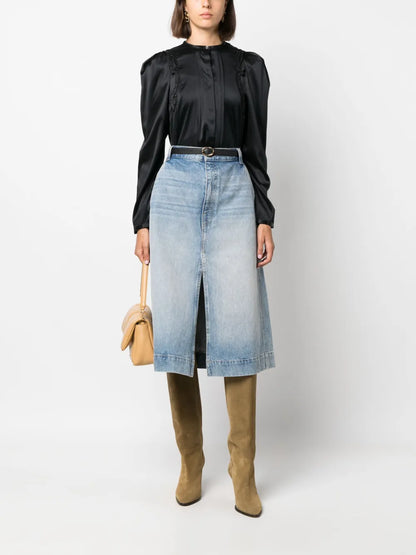Joanea Pleated Blouse