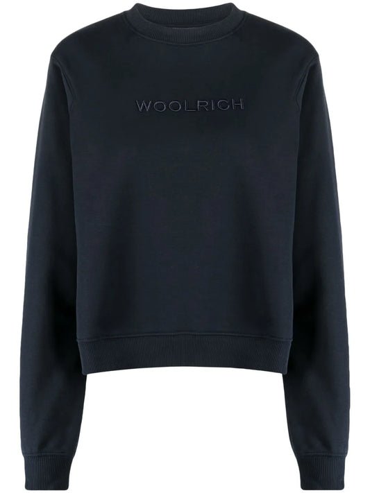 Logo-Embroidered Crew-Neck Sweatshirt