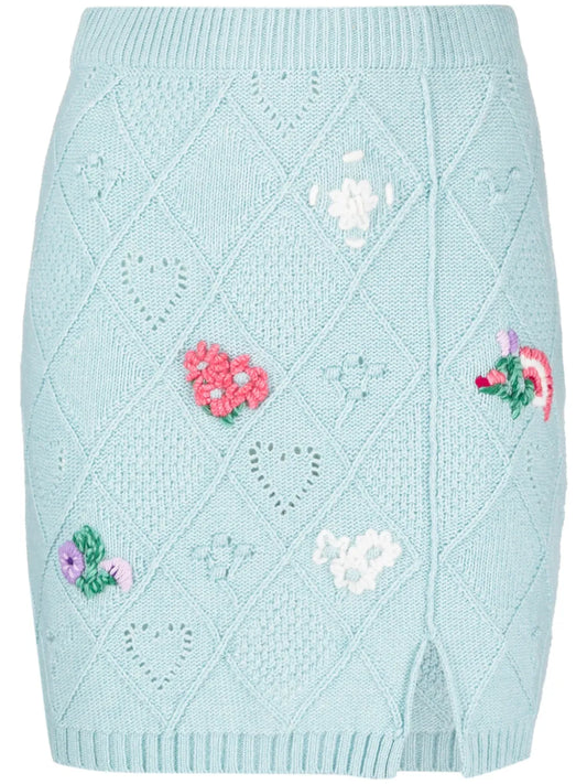 Treeblend Yarn Miniskirt