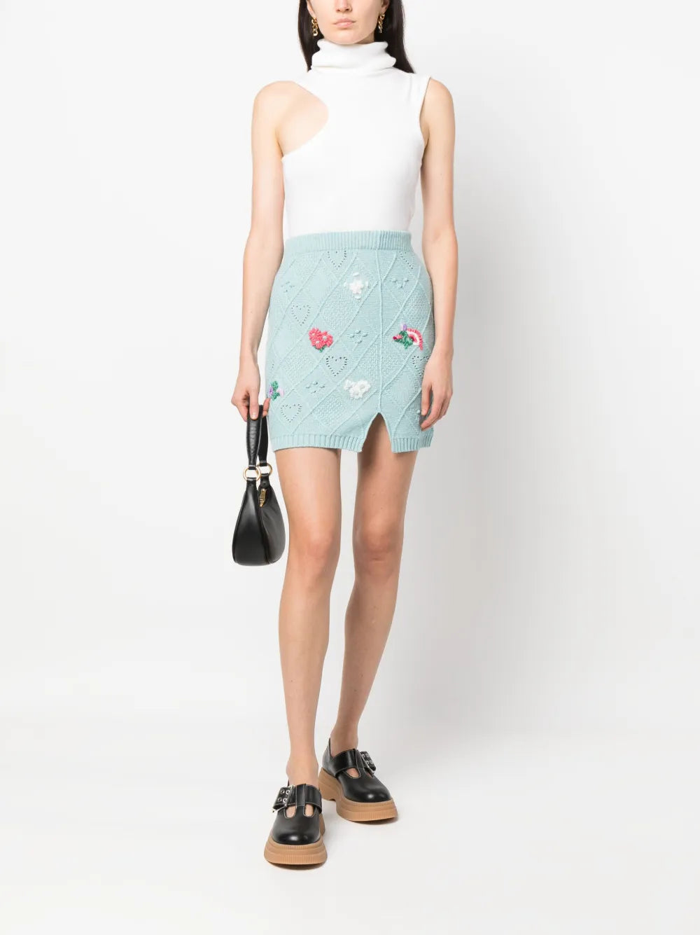 Treeblend Yarn Miniskirt