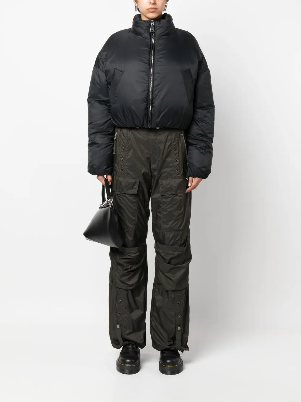 Zipped Cropped Jacket