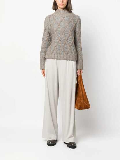 Pleated Wool Trousers