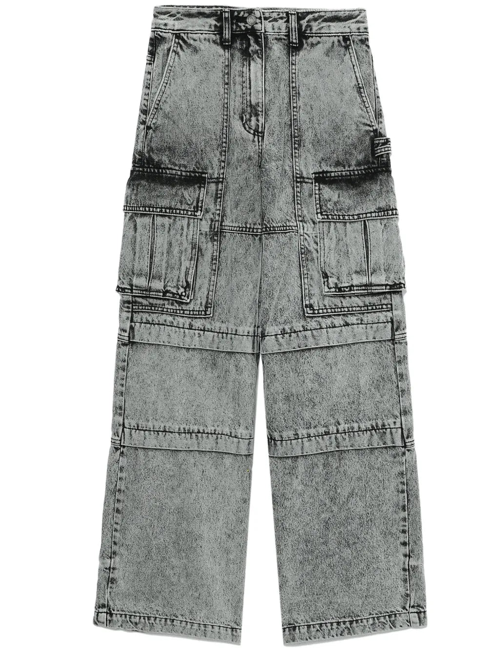 Mid-Rise Wide-Leg Jeans