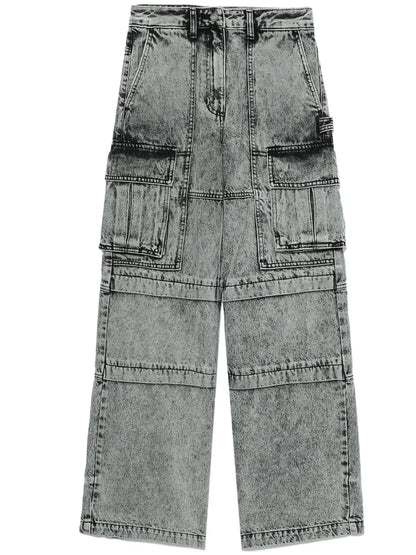 Mid-Rise Wide-Leg Jeans