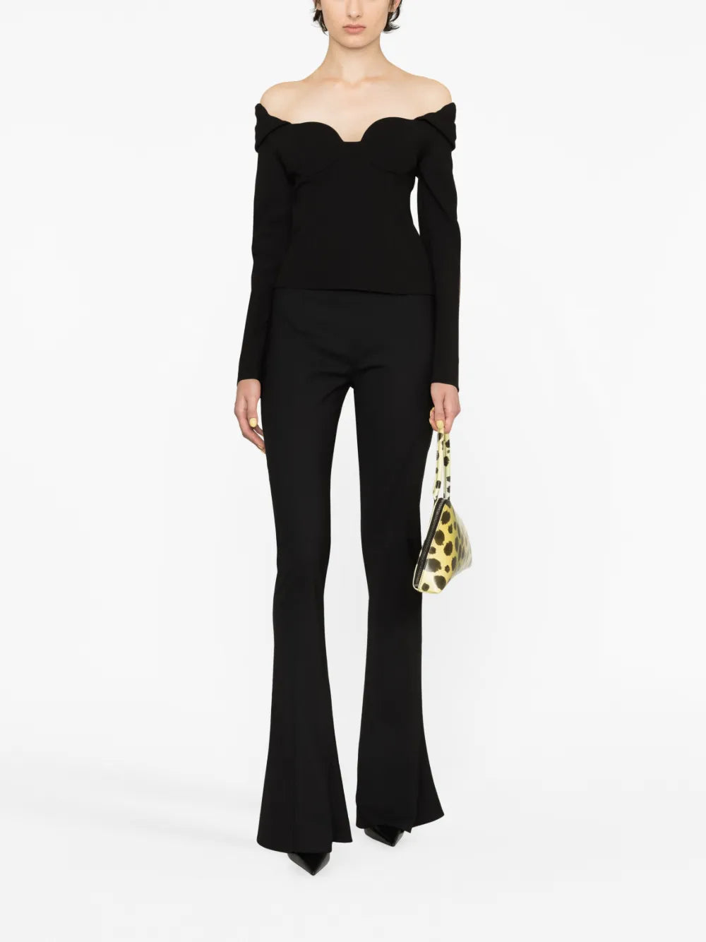 Off-Shoulder Long-Sleeve Top