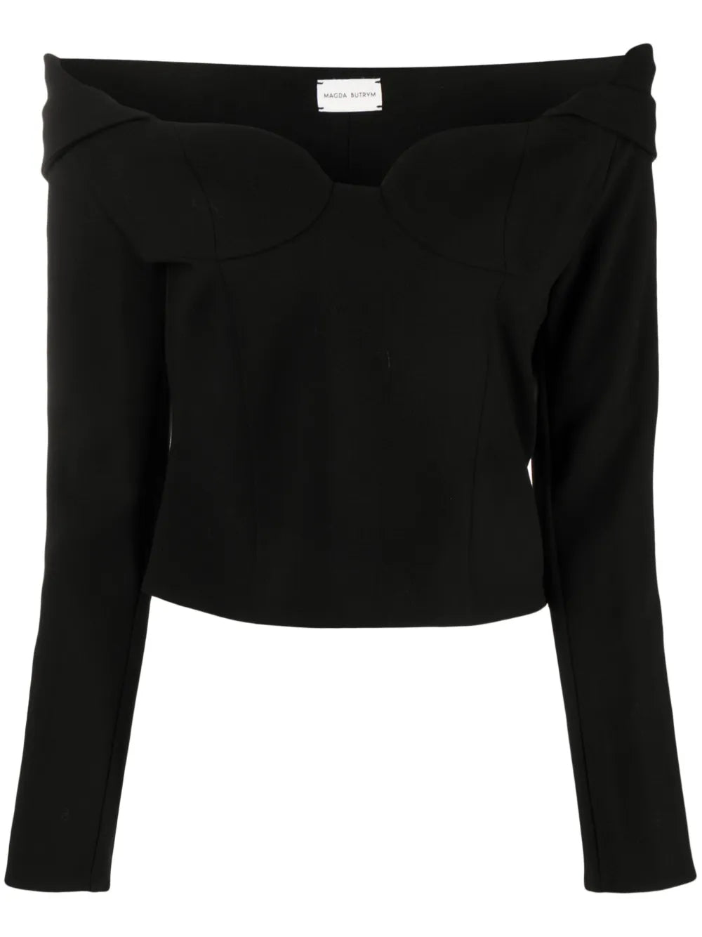 Off-Shoulder Long-Sleeve Top
