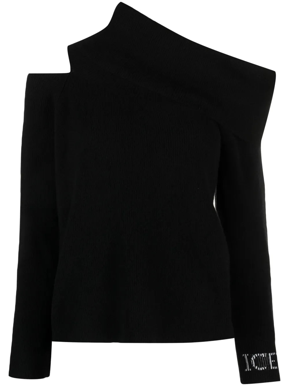 Logo-Print Cut-Out Detailing Jumper
