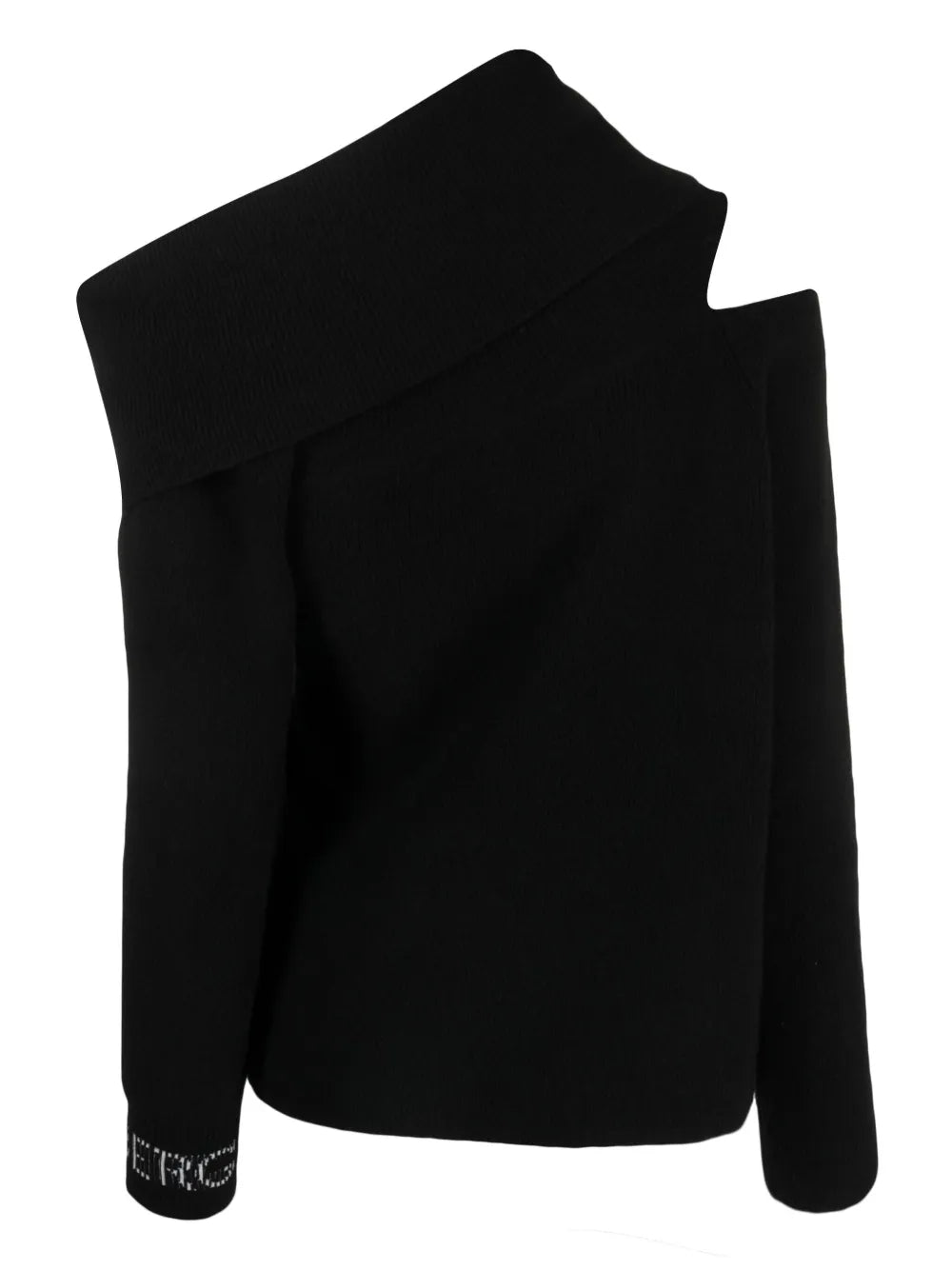 Logo-Print Cut-Out Detailing Jumper