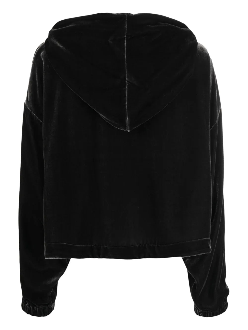 Velvet Drawstring Hoodie